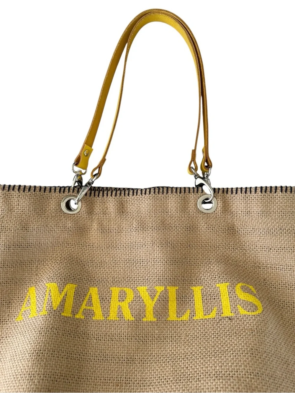 Saint James • “Amaryllis” Jute Tote Bag